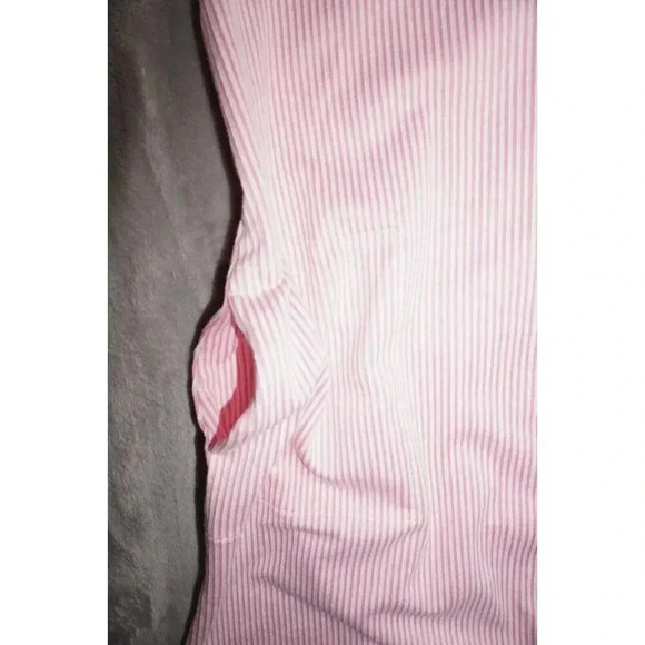 Isaac Mizrahi Women's Short Sleeve Casual T-Shirt Dress Size SP Pink Stripe - Picture 8 of 12